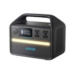 Anker 535 Portable PowerHouse - 512Wh Solar Power Generator, 2 AC Outlet, USB-C, LiFePo4 Battery, Camping Light, RV, 5 Year Warranty